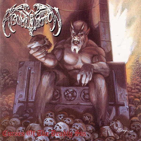 Abomination Curses of the Deadly Sin album cover artwork
